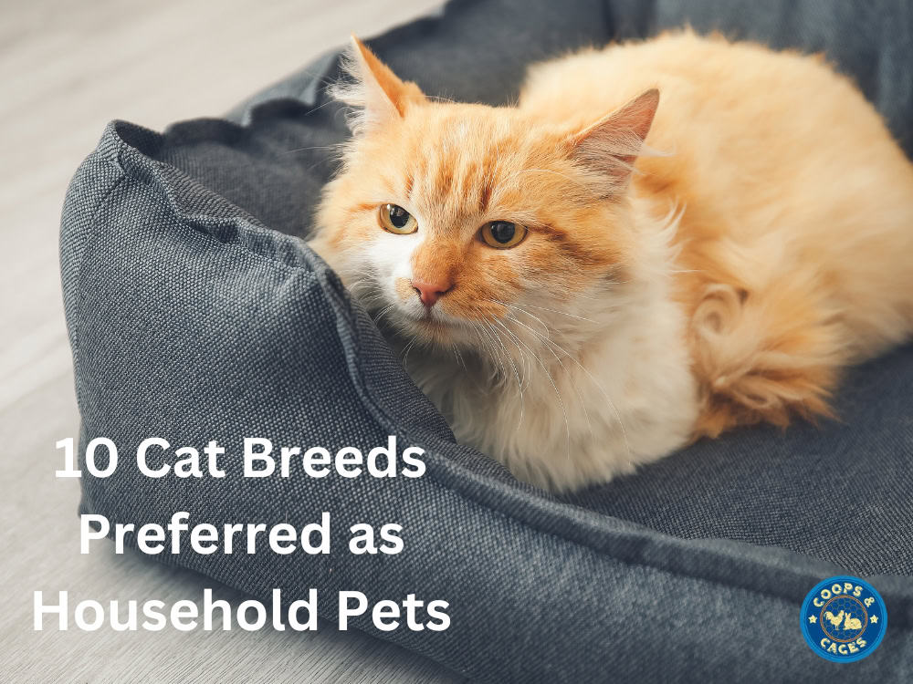 10 Cat Breeds Preferred as Household Pets