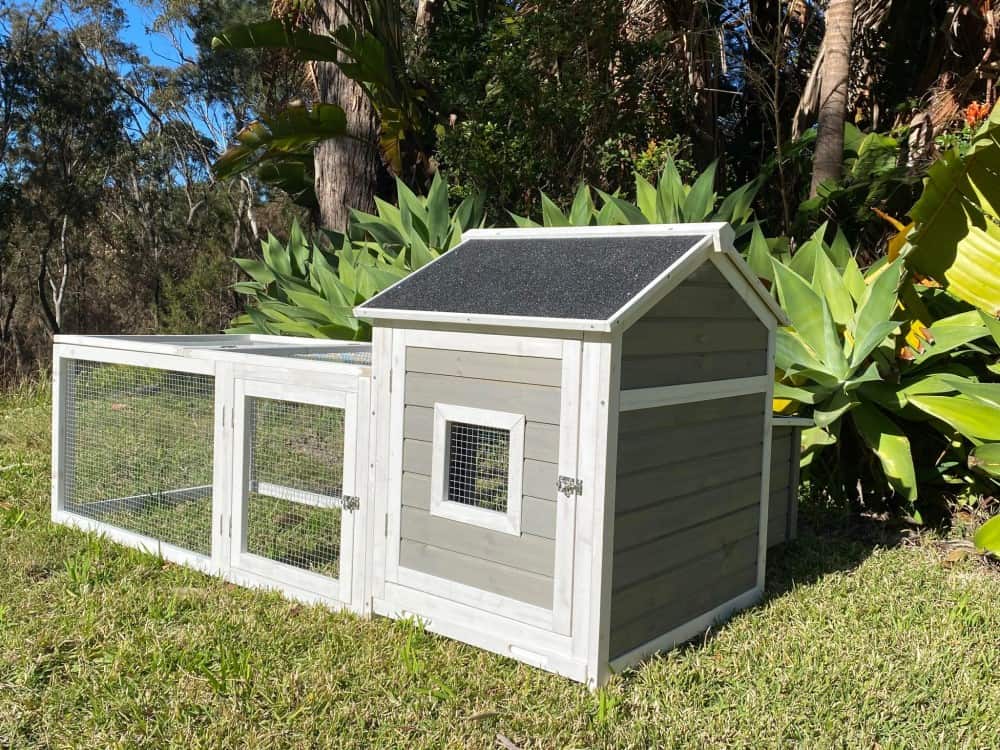 Grey Cottage Chicken Coop - Back