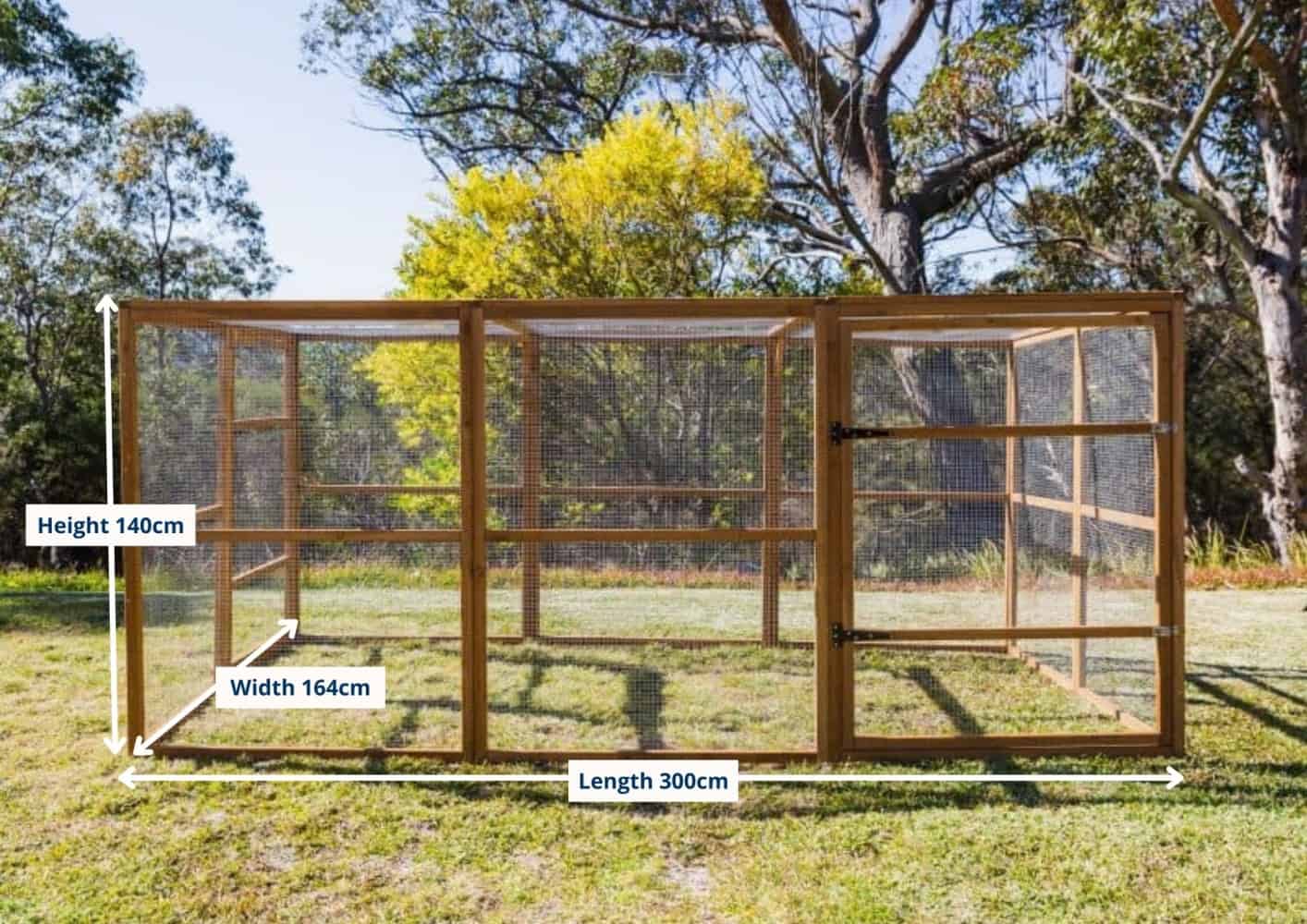 Large Chicken Coop Run Enclosure Extension