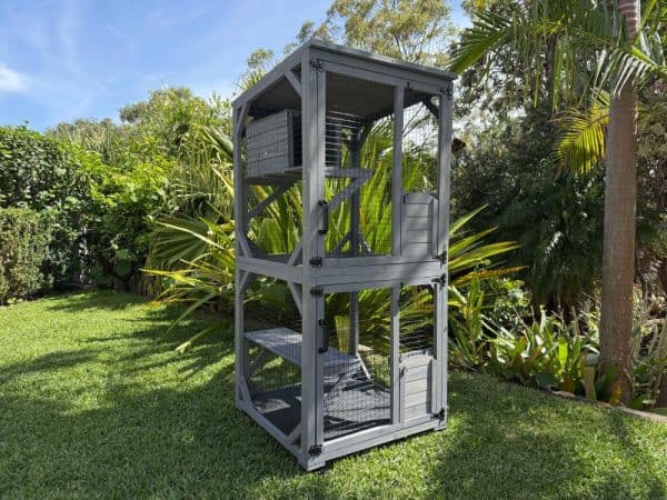 Tower Portable Cat House Outdoors